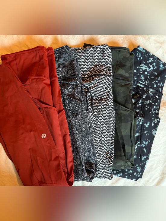 lululemon athletica Pants - Lululemon Fast and Free Tights - Lot of 5